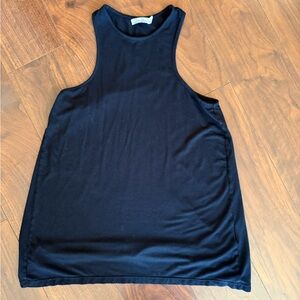Ava Sky by Fighting Eel Racerback Flowy Tank Top Black Small
